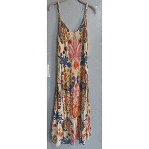 LONG LENCERO GRACIE DRESS Natural Life Women's M,100% Rayón,Indian,17 Inch Of Ar